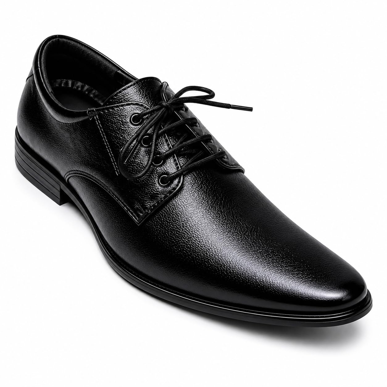 Men's Black Formal Lace-Up Shoes Stylish & Comfortable Office Wear, Daily Use Shoes for Men-picture-17