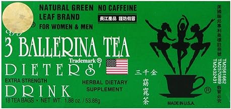 Ballerina Dieters for Extra Strong Drinks, Slimming Tea 18 Pieces (1 Box)