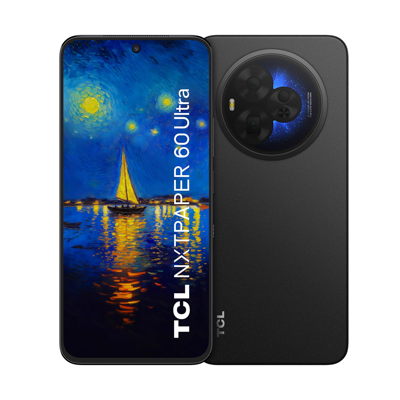 TCL NXTPAPER 60 Ultra 5G Android Smartphone,7.2" FHD+,12GB RAM+256GB ROM,Eye Care Phone,Nebula Black