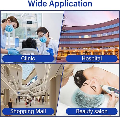 Miniatura 8 de Silla dental plegable portátil con luz LED, brazo giratorio de 360, silla de oficina dental ajustable para oficina dental en casa, spa de belleza,