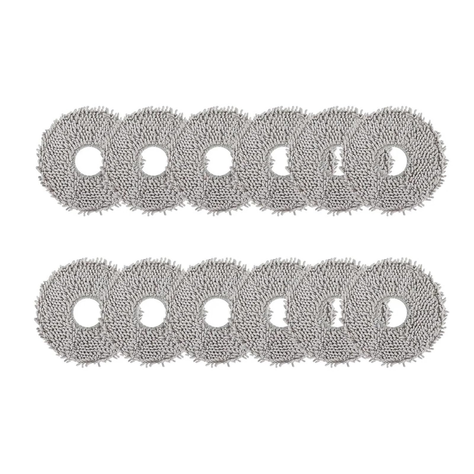 NUCBCULWP Mop Cloth Pad,Compatible For ECOVACS X1,Compatible For Omni, X2 T30 Pro T5 T50 T10 T20 T30s Combo Robot Vacuum Cleaner Part(12PCS)
