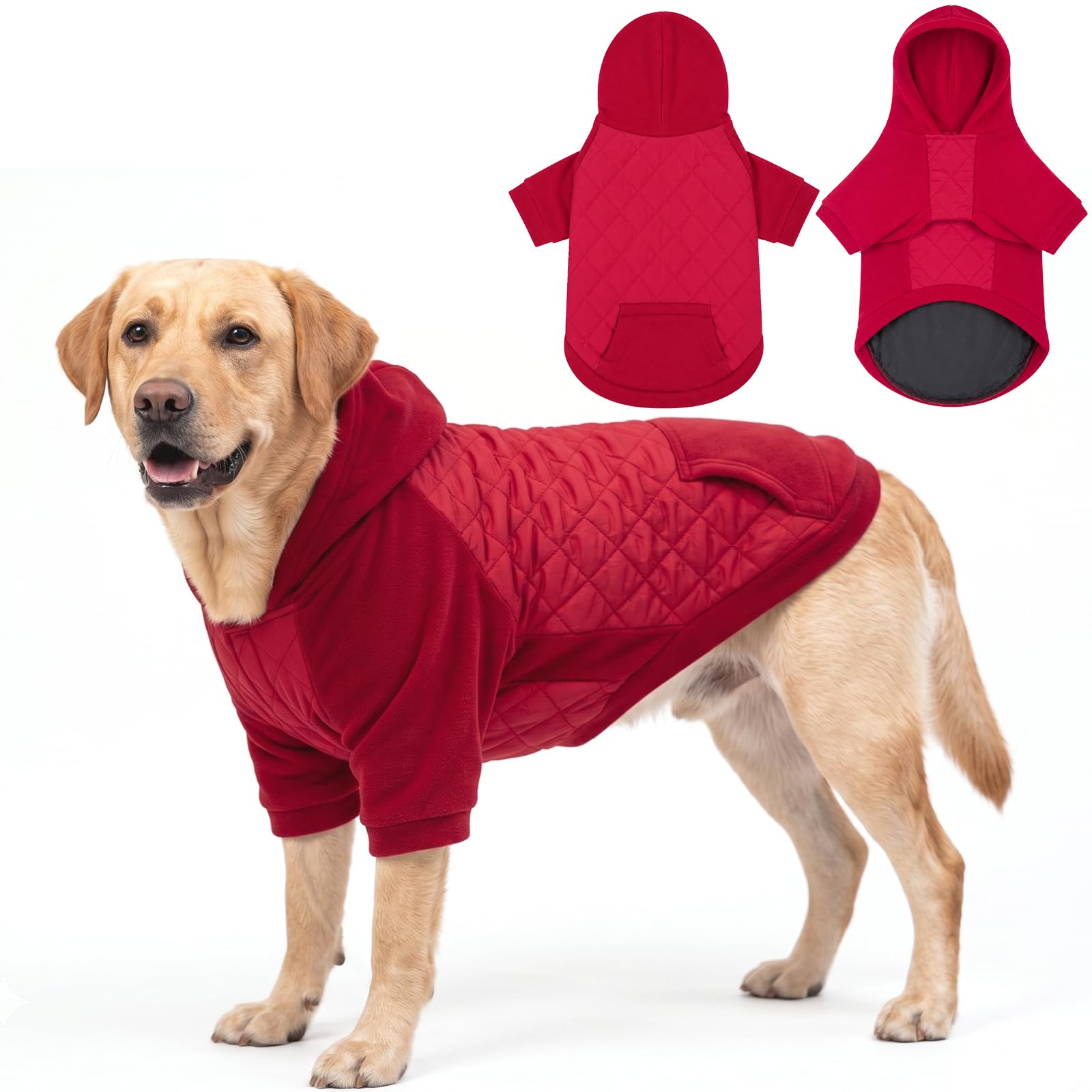 Dog Coat with Legs Hooded Winter