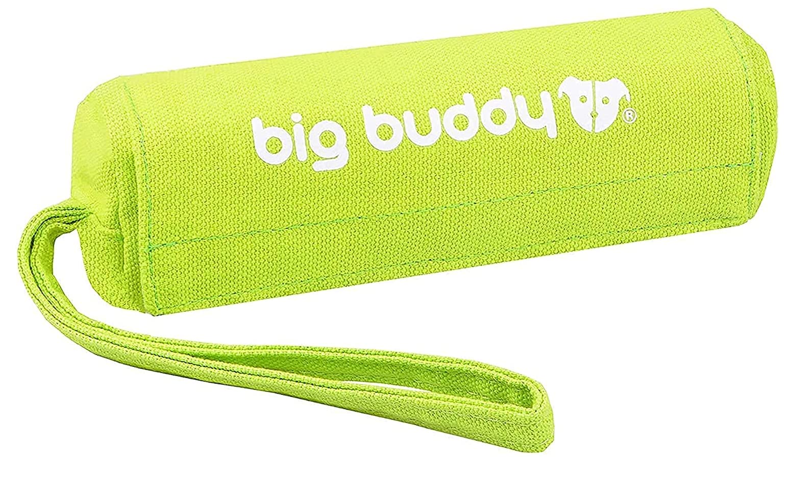 big buddy Canvas Food Dummy, Food Bag for Dogs, Fetch Dummy for Dog Training (1 x Green)