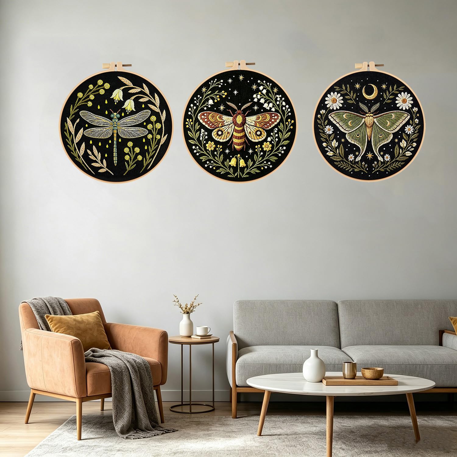 Butterfly Embroidery Kit - DIY Cross Stitch for Adults -6 Butterfly Embroidery Kit - DIY Cross Stitch for Adults -6