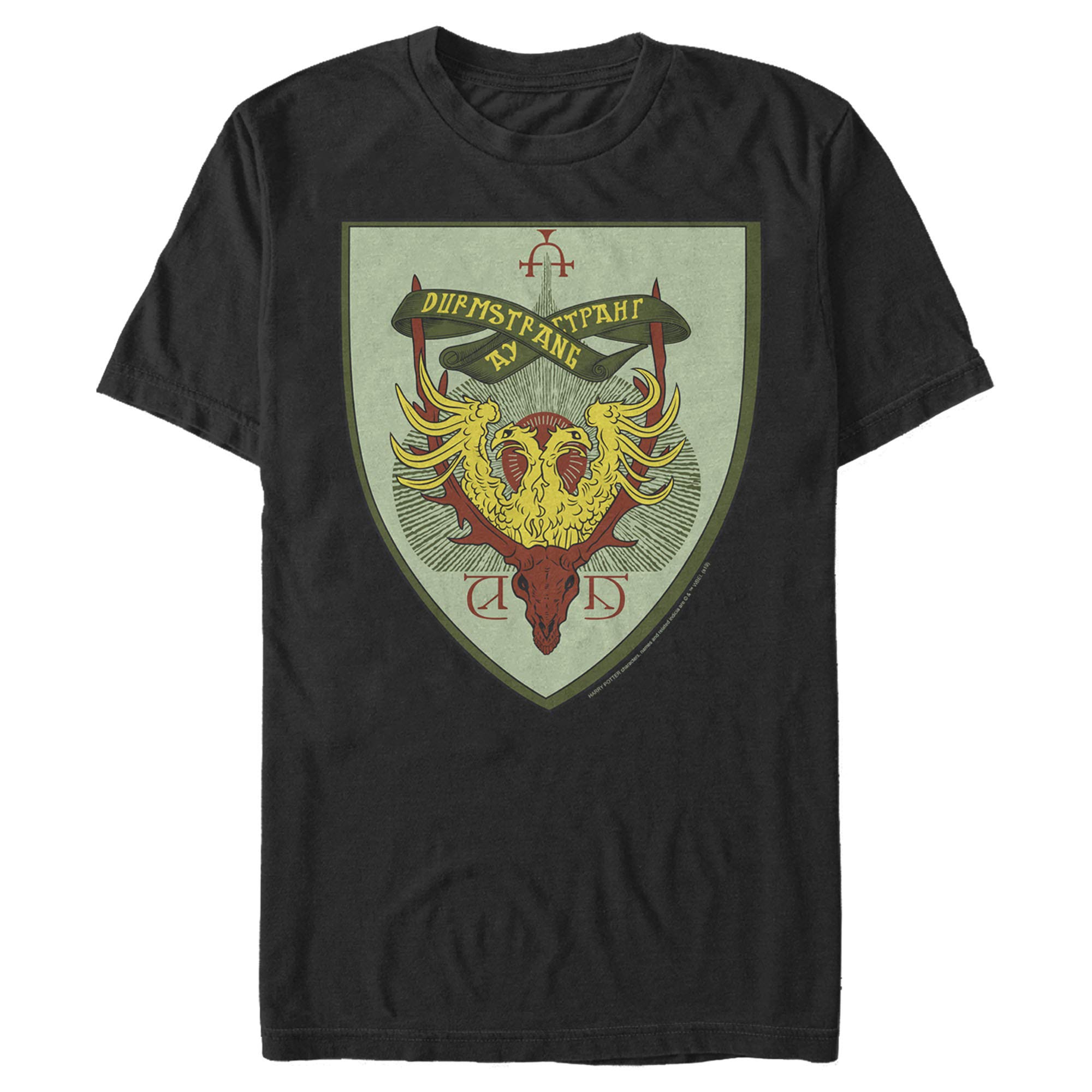 Harry Potter Men's T-Shirt, Black, Medium