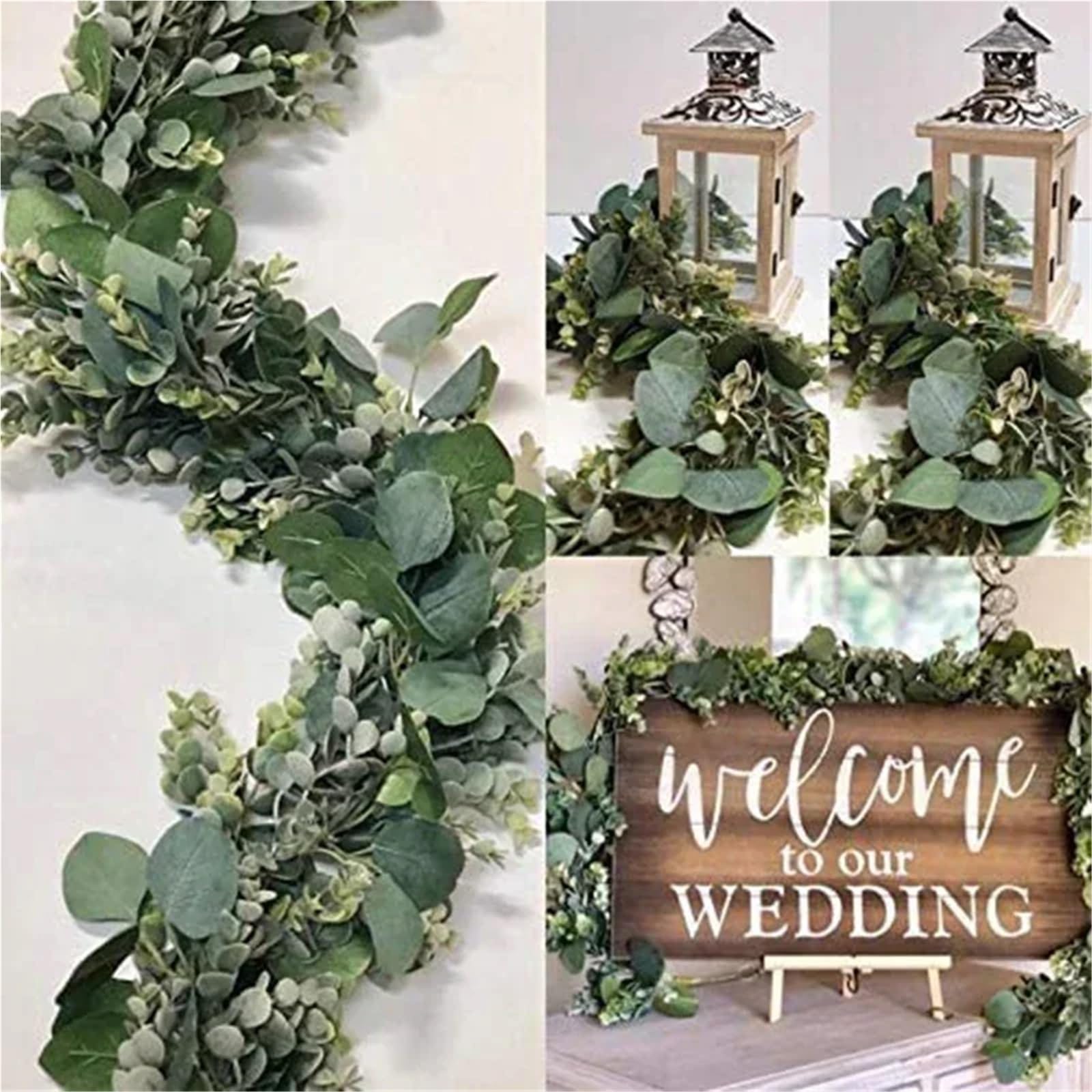 Künstliche Greenery Girlande künstliche Blumen, 1 stücke 175cm Girlande Blatt Seide Ivy Wandbehang Garland Home Hochzeit Party Decor for Dekoration