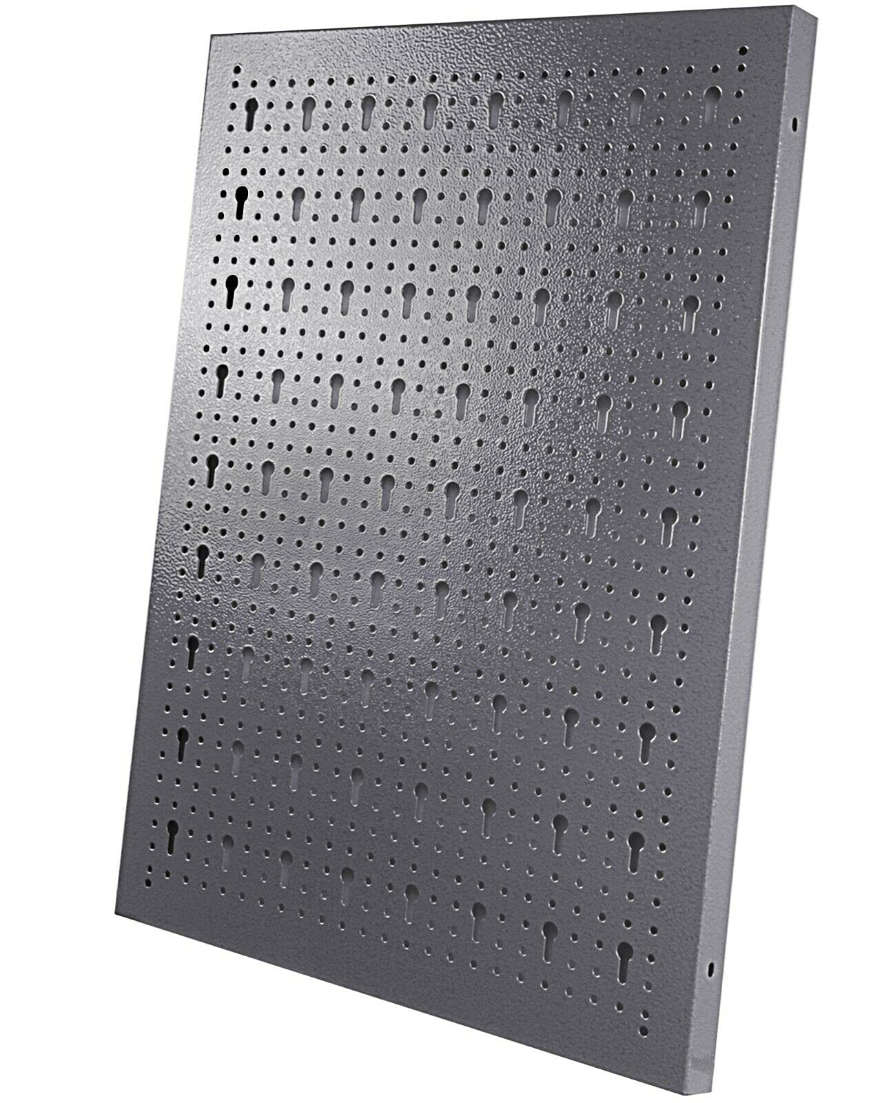 Ondis24 Werkzeugwand Metall 119,5 x 59 cm Grau – 3-teilige Lochwand mit 22-teiligem Hakenset – Wandhalterung für Werkzeuge, Bohrer, Schraubendreher & Zangen – Ordnungssystem für Werkstatt & Garage