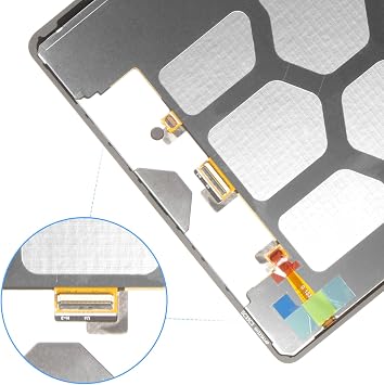 for Samsung Galaxy Tablet S9 FE+ Screen Replacement for Samsung Tab S9 FE Plus SM-X610 X616 LCD Display Digitizer Touch Screen Assembly with Repair Tools(Black,12.4 inch)