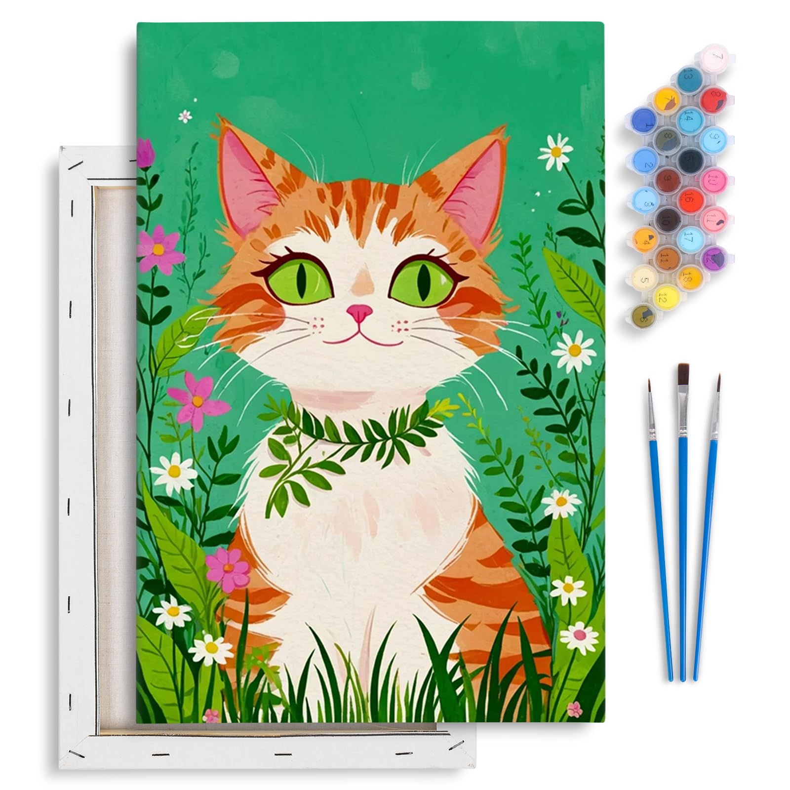 Paint by Numbers Kit - Flowers, Framed! -26 Paint by Numbers Kit - Flowers, Framed! -26