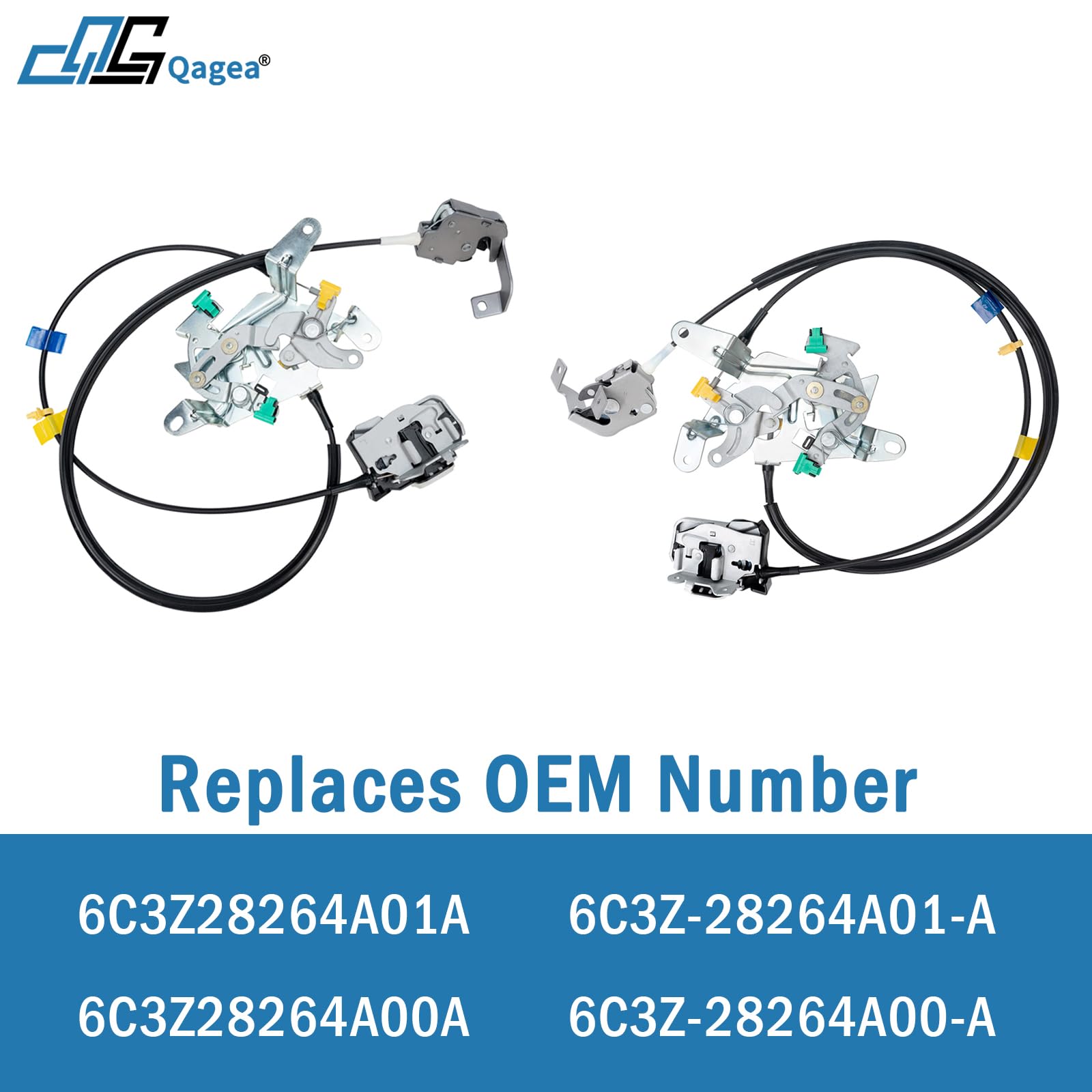 6L3Z-18264A26-A Rear Right Door Latch Assembly W/Cable For Ford F150 1997-2004 E - Foto 9