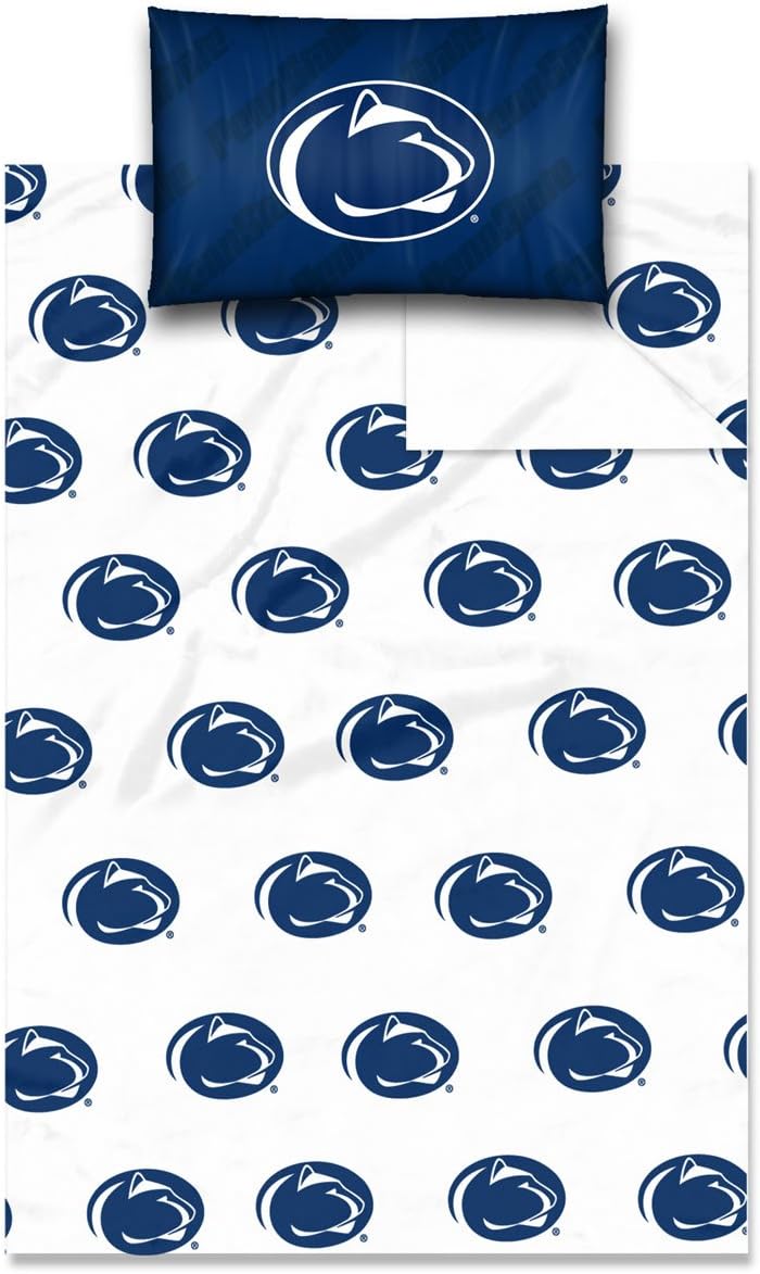 NCAA Penn State Nittanny Lions Licensed Full Bed Set