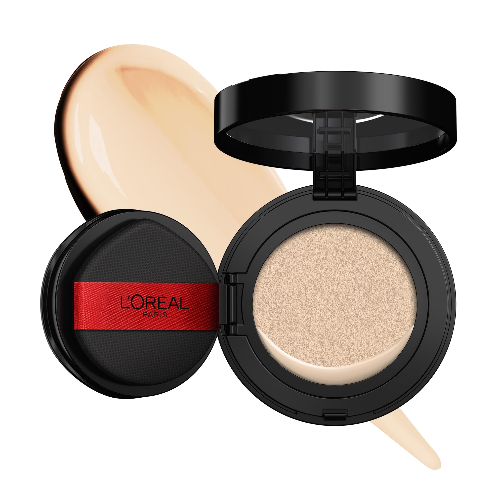 L'Oréal Paris Infallible Fresh Wear Cushion Foundation, Flawless On-The-Go Coverage that lasts up to 24 hours, Shade 50
