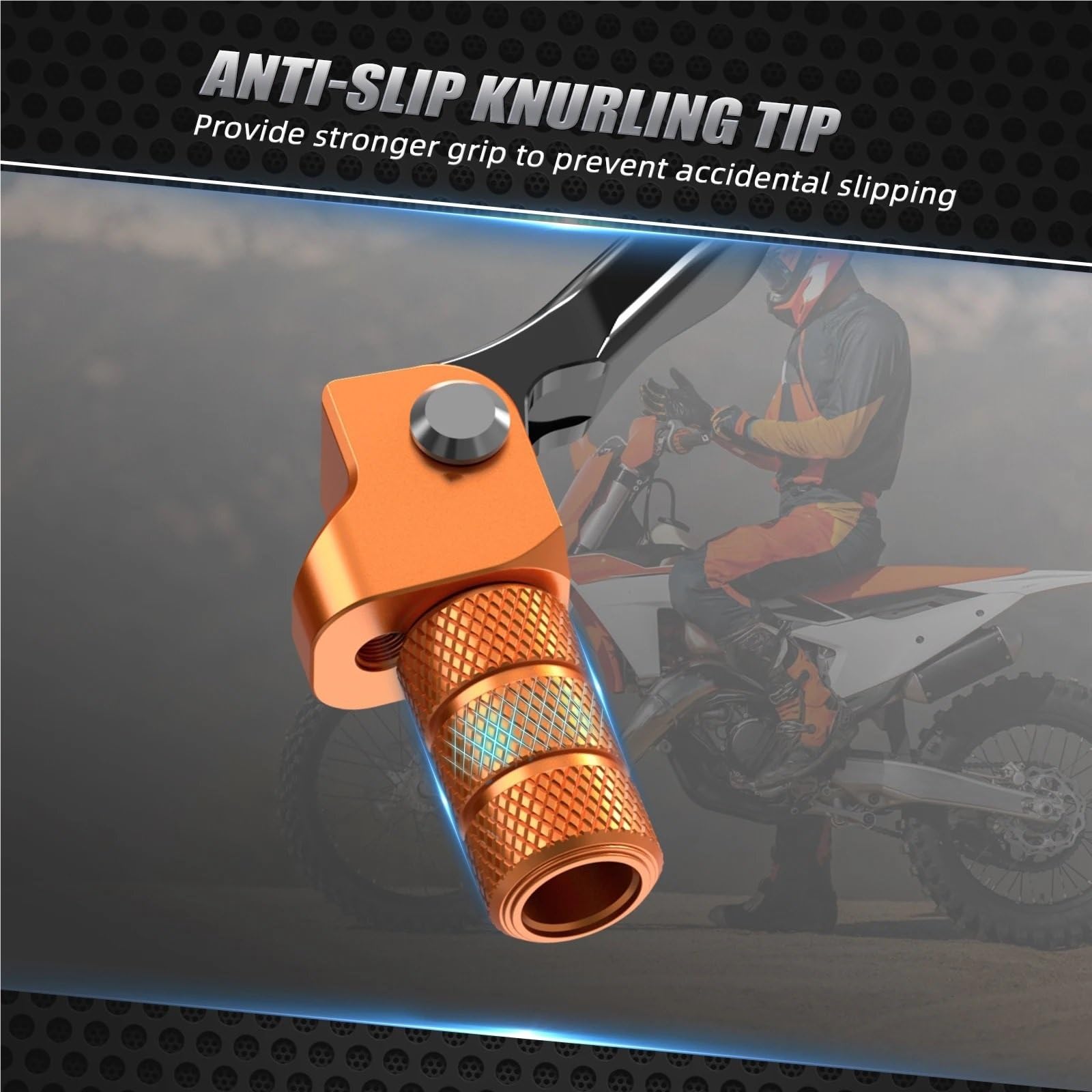 dźwignia zmiany nożna, CNC Fit For KTM 2024 EXC 300 250 XCW 150 250 300 Kuta dźwignia zmiany biegów Dźwignia zmiany biegów składana końcówka SX XC 125 250 300(Black)