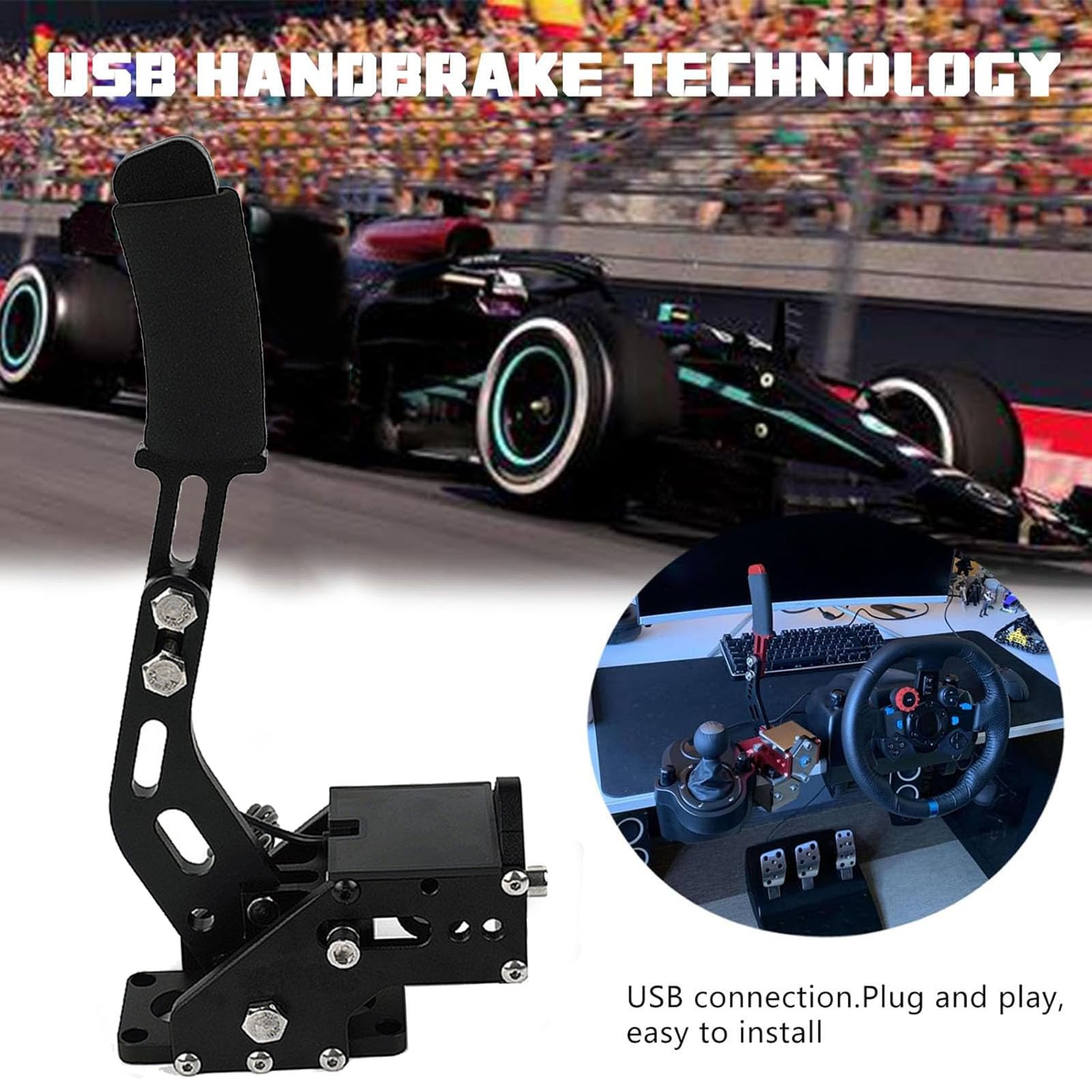 Vierte Generation Rennspiel Handbremssimulator mit modularem Design, professionelle E-Sport-Rennfahrer, hochpräzise Handbremse