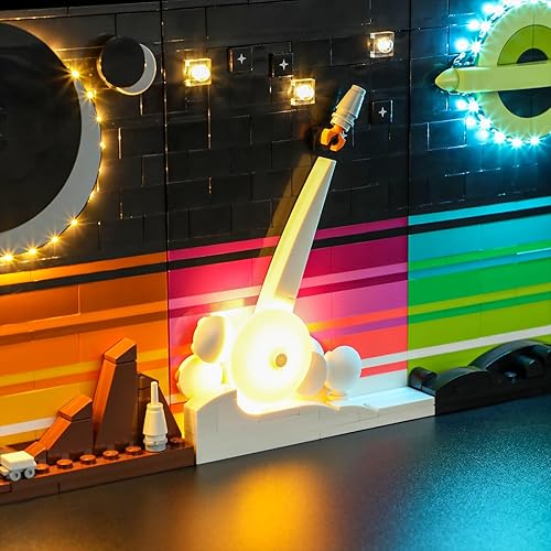 Miniatura 4 de BRIKSMAX Kit de iluminación LED para Lego-21340 Tales of the Space Age - Compatible con Lego Ideas Building Set- No incluye Lego Set