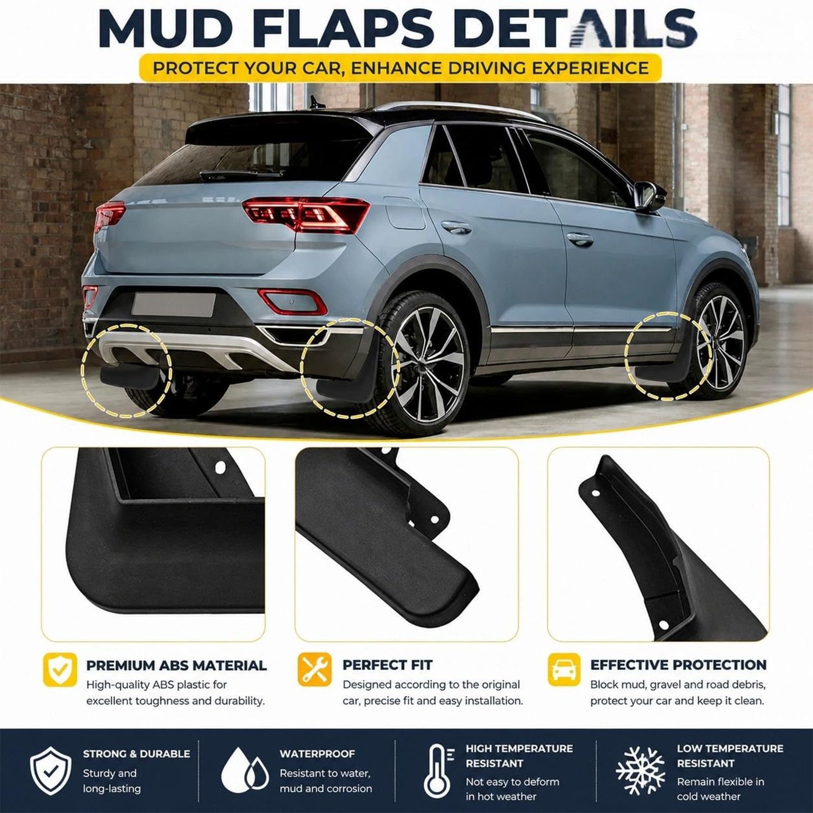 Garde-Boue Auto pour MG HS 2018-2023