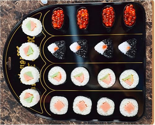 Miniatura 4 de 6 piezas falso Susi simulado Onigiri realista modelo de comida artificial realista Susi para el hogar cocina exhibición fotografía accesorios