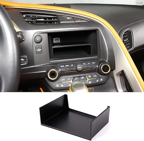 Pantalla de navegacióncaja de almacenamiento en capas GPS, soporte para bandeja de almacenamiento para tablero de instrumentos, caja de