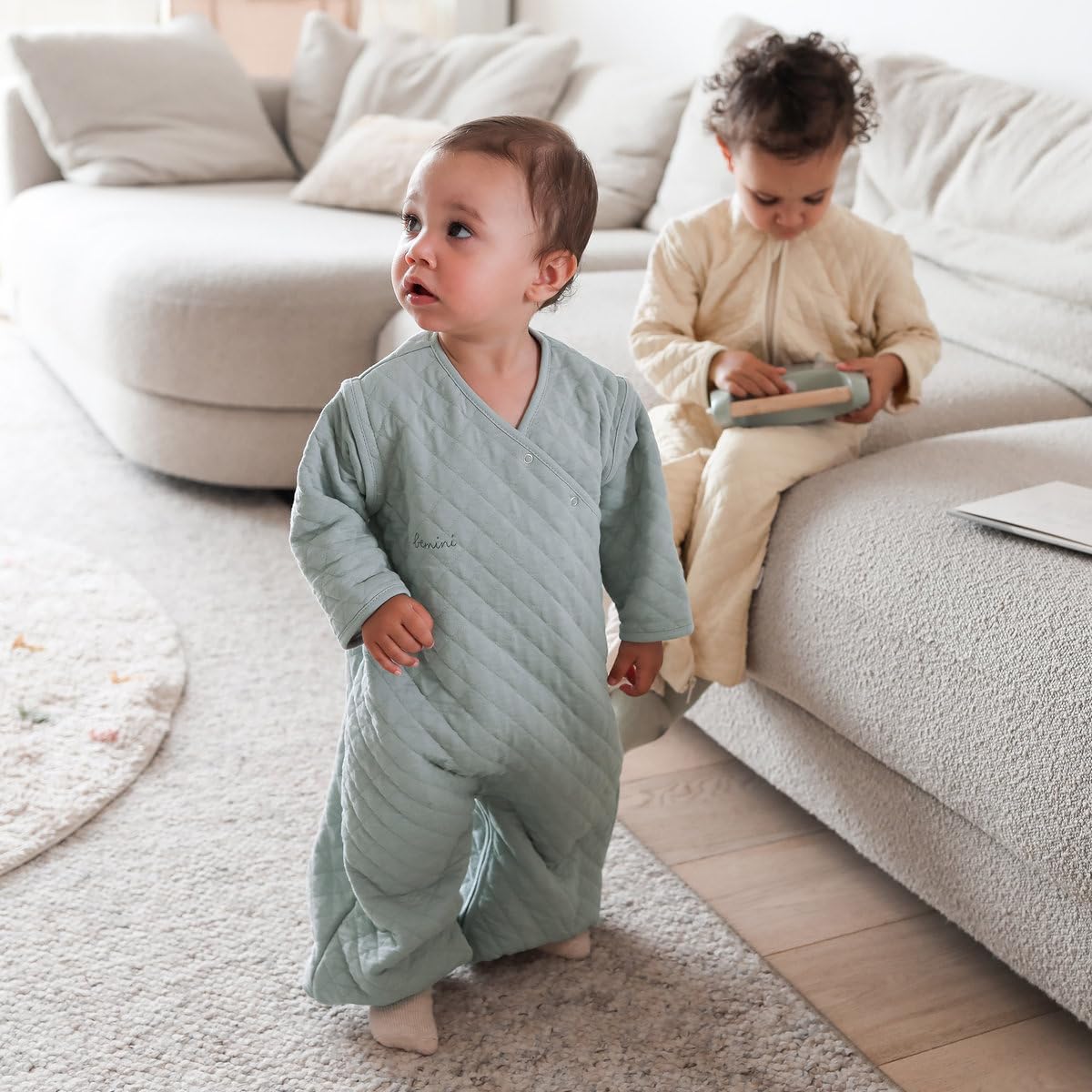 BEMINI Sacco nanna Pady quilted jersey tog 1,5 Lunar