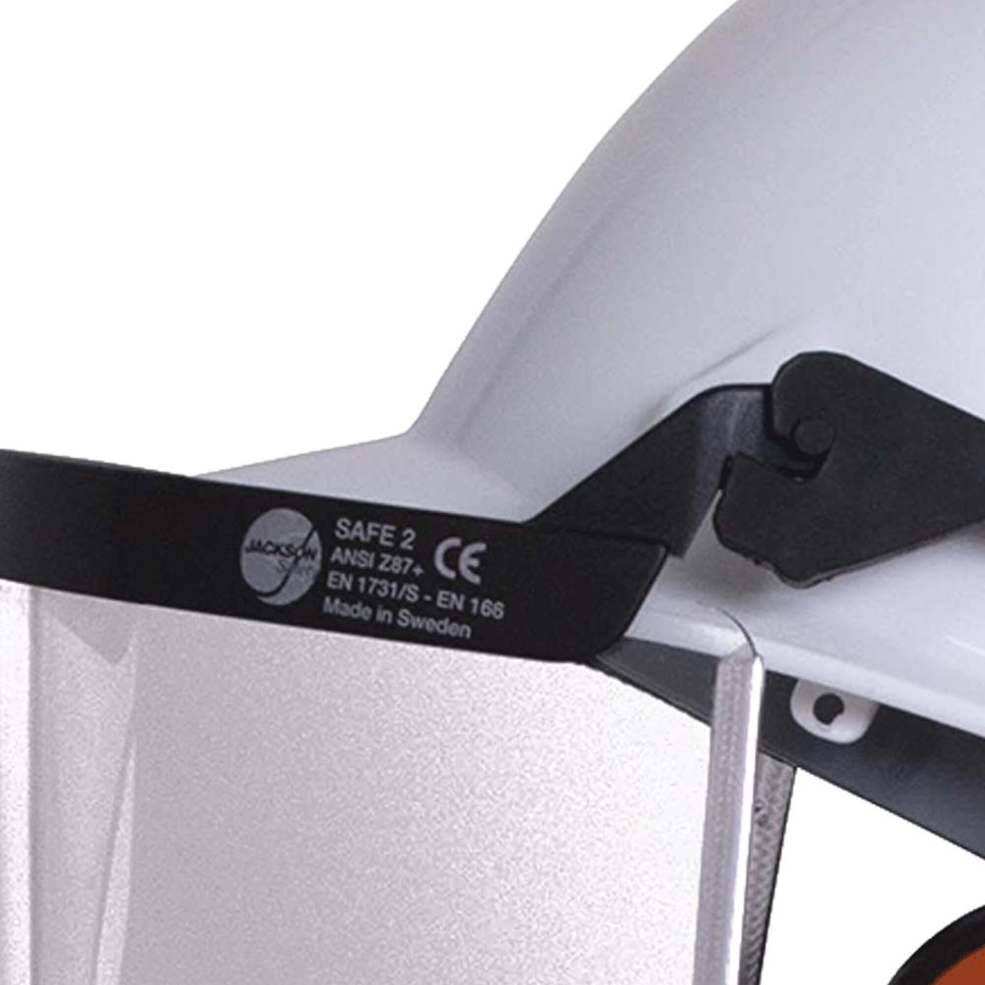 Jackson Safety* Safe 2 Face Protection for Cap Mounting - Visor Carrier