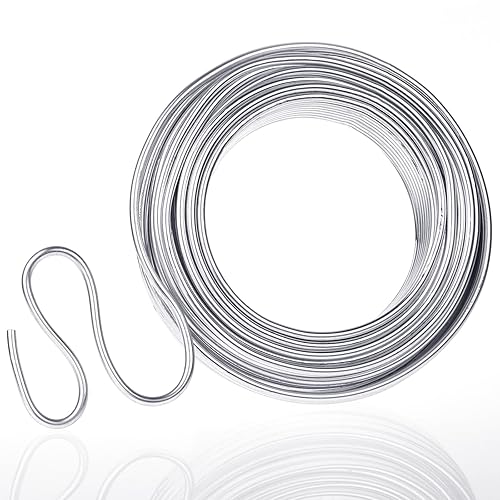 Aluminum Wire, Anezus 9 Gauge Bendable Metal Armature Aluminum Craft