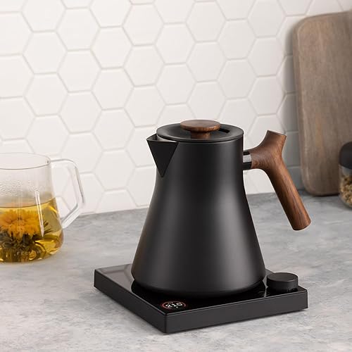 Vista 18 de Fellow Corvo EKG - Hervidor eléctrico de té para verter sobre café y tetera, hervidores eléctricos de calentamiento rápido para agua hirviendo, Mate
