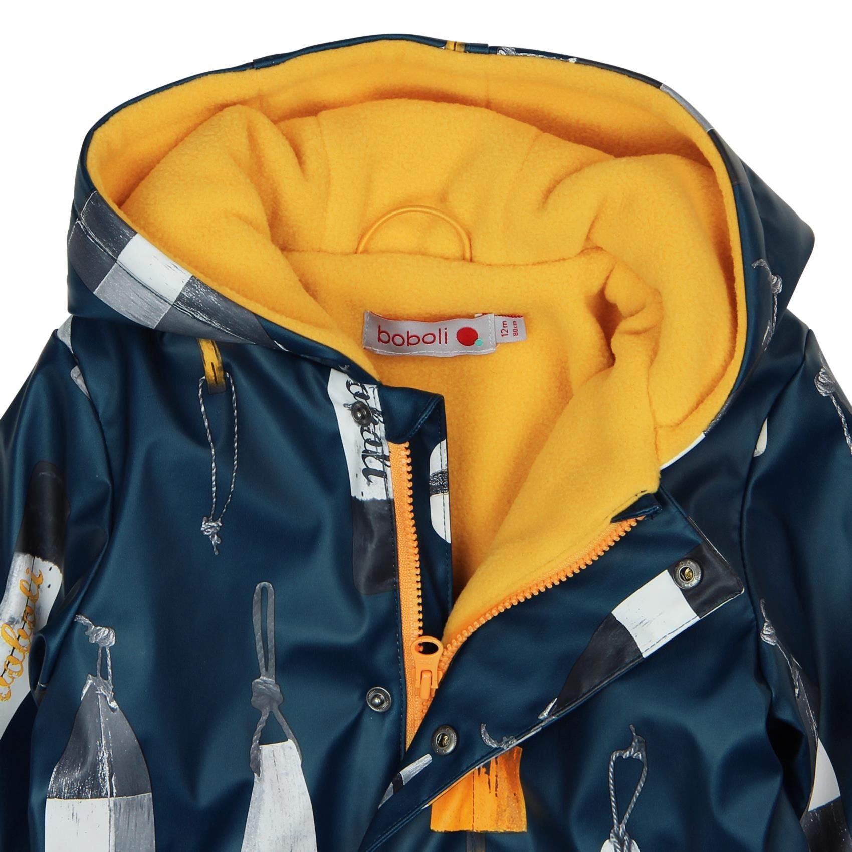 Boboli Baby-Jungen Hooded Raincoat for Boy Regenmantel