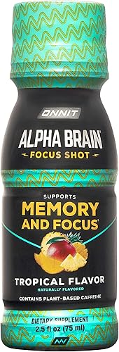 Miniatura 5 de ONNIT Alpha Brain 30ct (Cápsulas) + Alpha Brain Drink Focus Shot (Tropical)