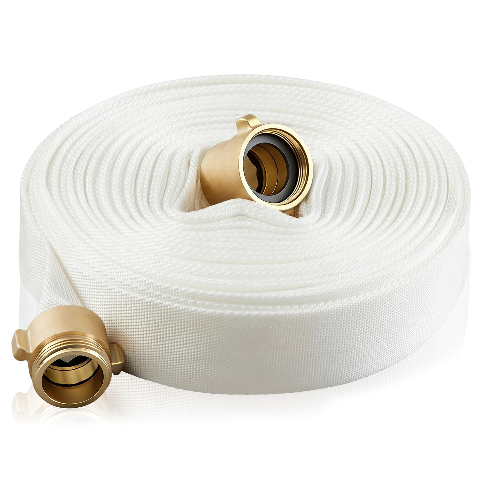 Tellegloww Fire Hose 1-1/2" ID X 100 FT Double TPU Firefighter Hose