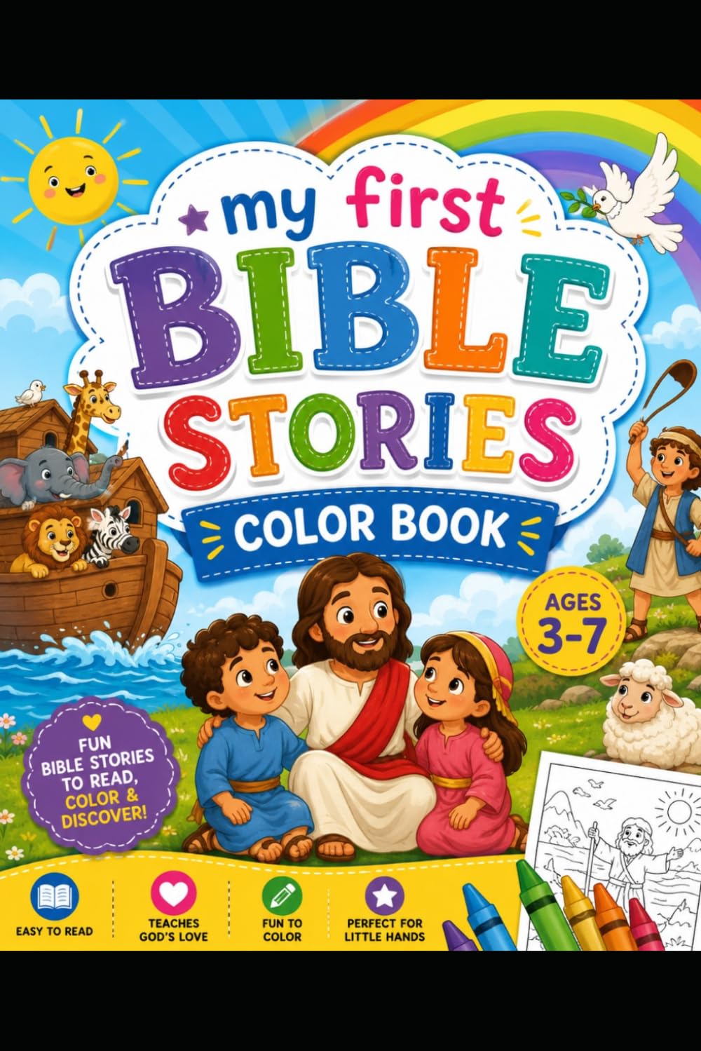 My First Bible Stories & Color Book