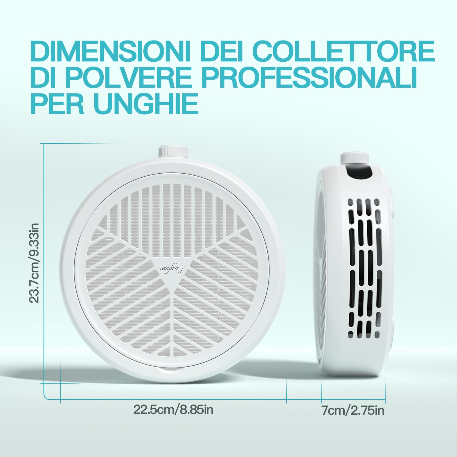 Aspiratore Unghie Professionale 120W, 3 Velocità Regolabili, Display LED, 12000 RPM, Potente Aspiratore, Nail Dust Collector, Adatto Ai Saloni Per Unghie e Alle Abitazioni Aspiratore Per Unghie