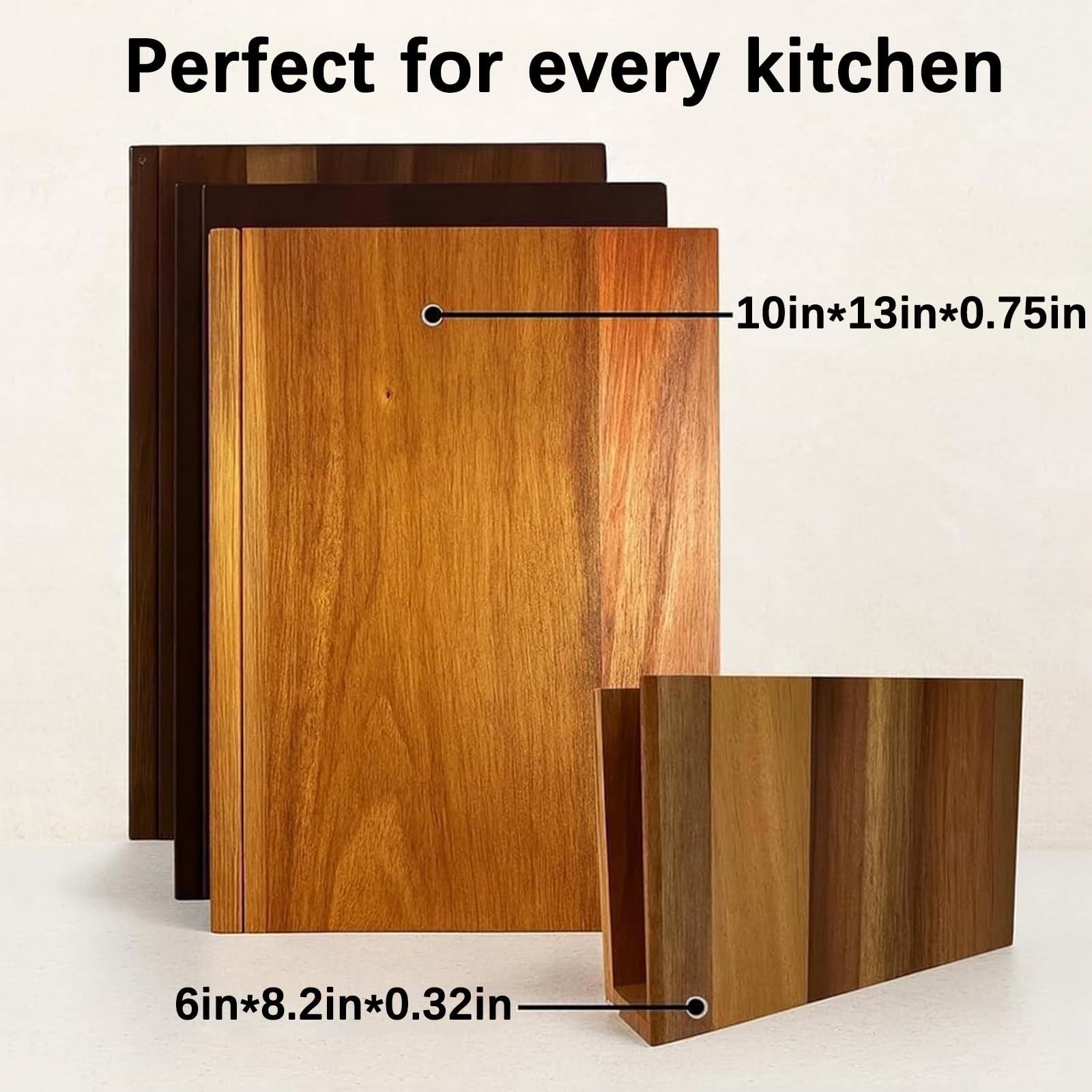 Tabla De Cortar Con Forma De Libro, Tabla De Cortar De Cocina, Tabla De Cortar Decorativa, Madera Maciza De Acacia, Juego De Tres Piezas Con Soporte,Para Uso Doméstico y De Entretenimiento.