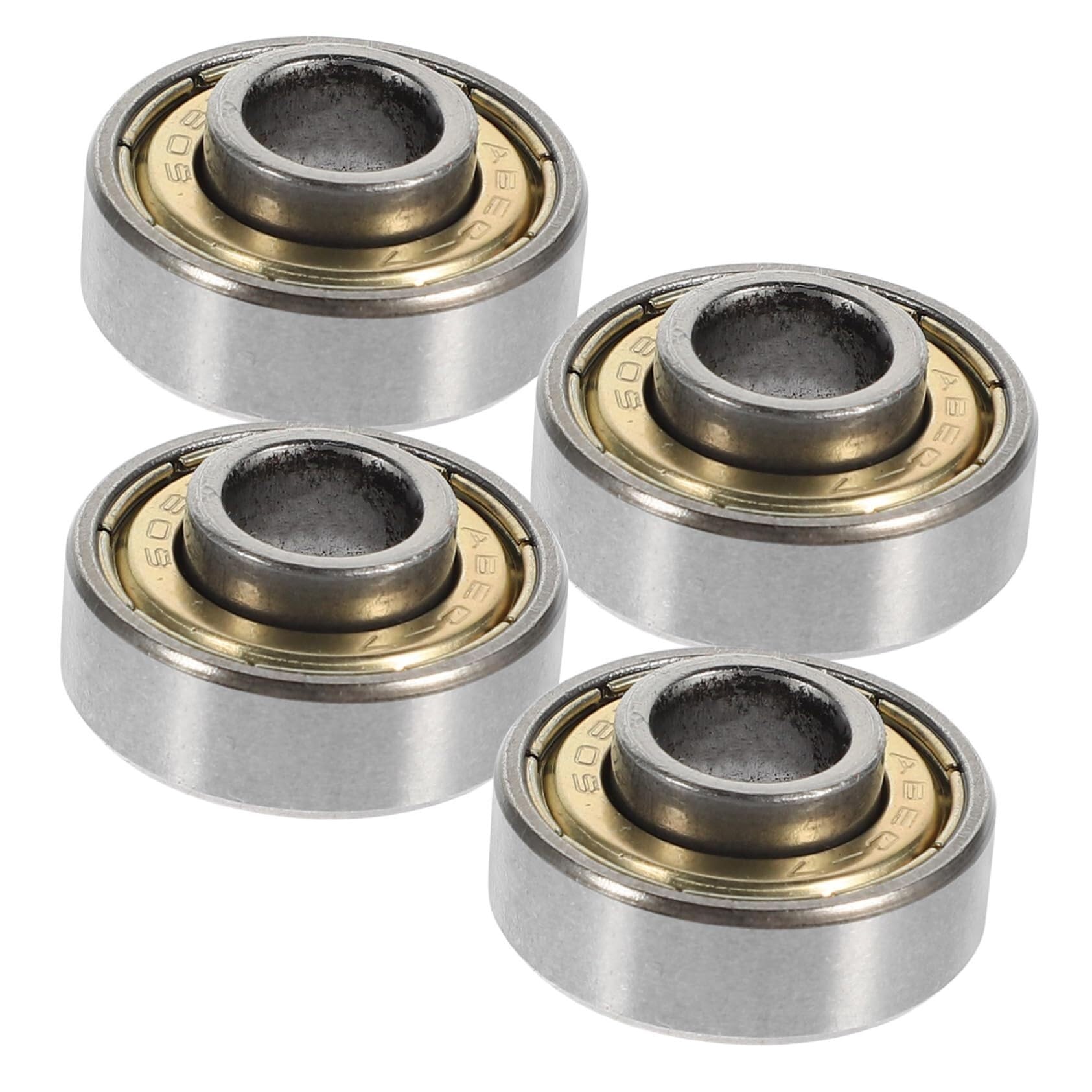 Bearing, 4pcs Wheelchair Accessories Bearings Wheel Locks Wheelchairs Bearing Child Manual Wheels Walker Chair Parts Steel Silver Wear Resistance