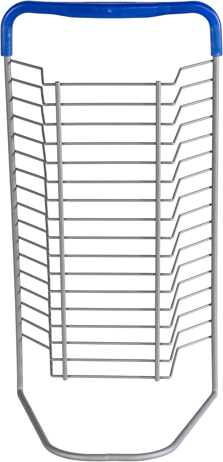 Atlantic Nestable 16 Blu-Ray Rack - Space Saving Modern Design in High End Gunmetal Finish with Blue Molded Handle, PN63735592 : Electronics