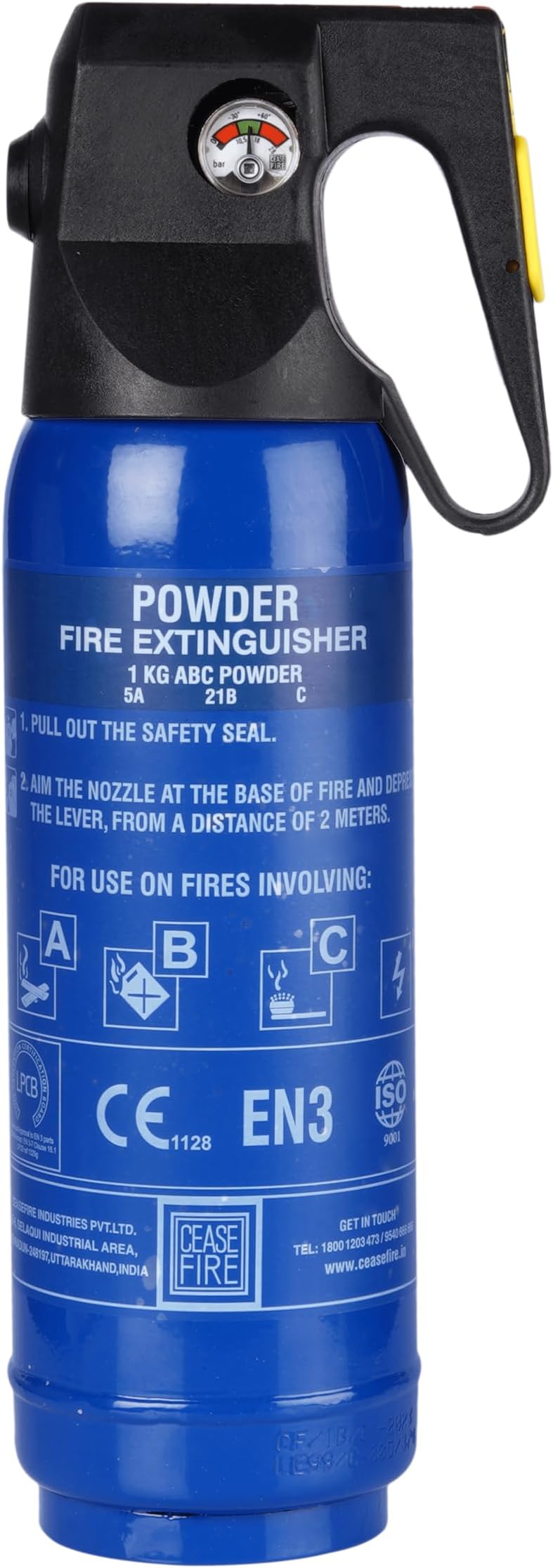Powder Based Home and Car Fire Extinguisher 1Kg