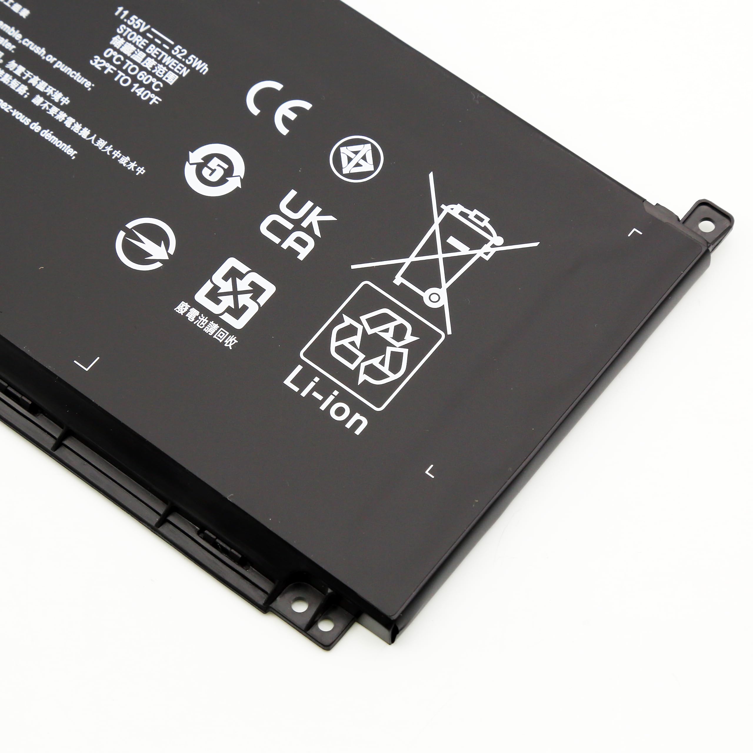 BLESYS PG03XL L48495-005 Batteria per HP Pavilion Gaming 15-DE 15-EC Laptop 11,55V 52,5Wh non è compatibile con 11,52V 65Wh