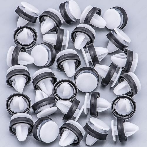 Miniatura 5 de Rexka 30 piezas de retención de clip de moldeo de apertura de rueda compatible con Ford W716507-S300 Expedition EcoSport Transit 150 250 350