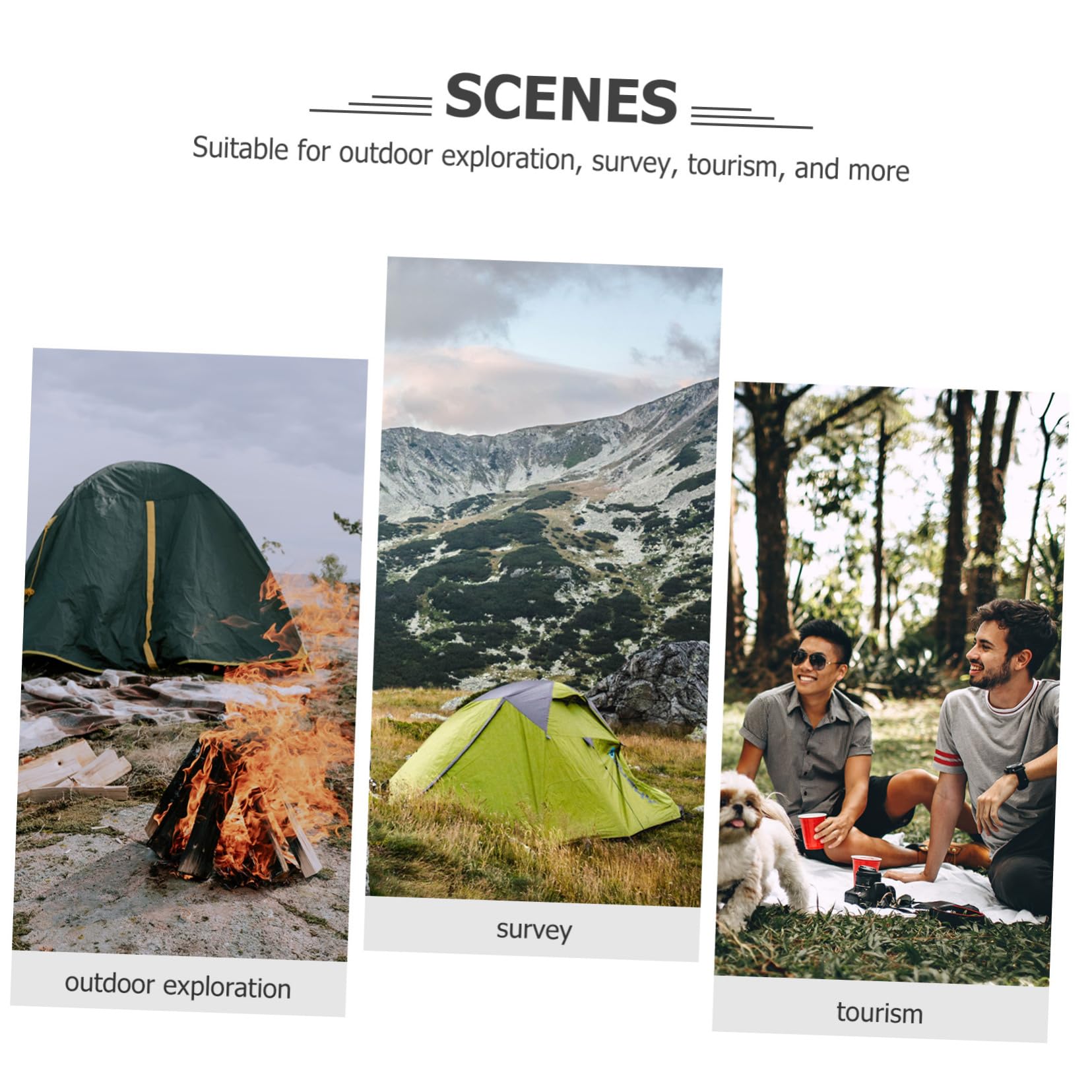 Abaodam Survival Aufbewahrungsbox Stoßfest Druckbeständig Multifunktionale Box für Camping Outdoor Aktivitäten Kompakte Leichte Werkzeugkiste Material