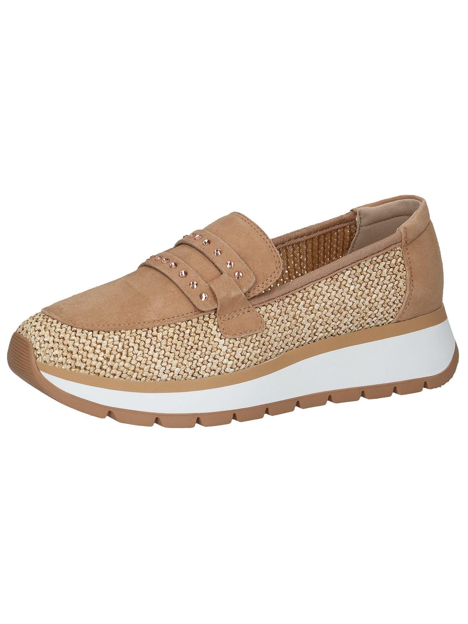 Chaussons Femme Caprice - Largeur G, Confort Mémoire De Forme, Taille 42