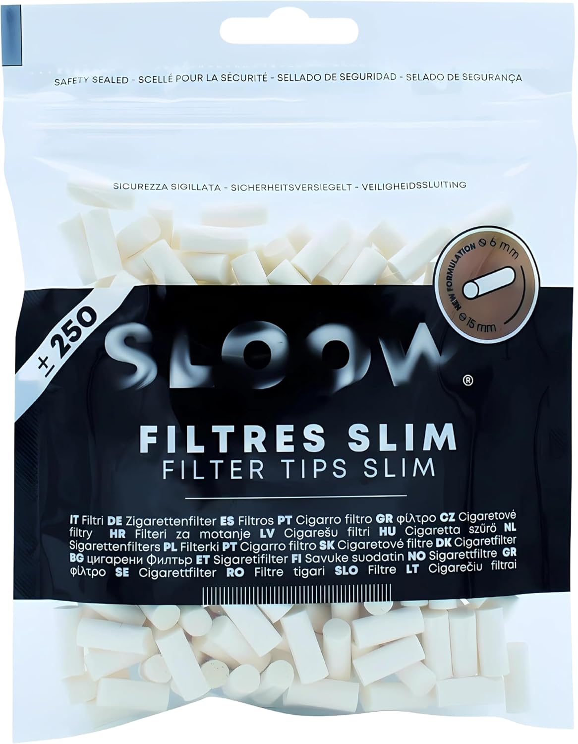 SLOOW 20920 Single Screw Cigarette Filter, Plastic