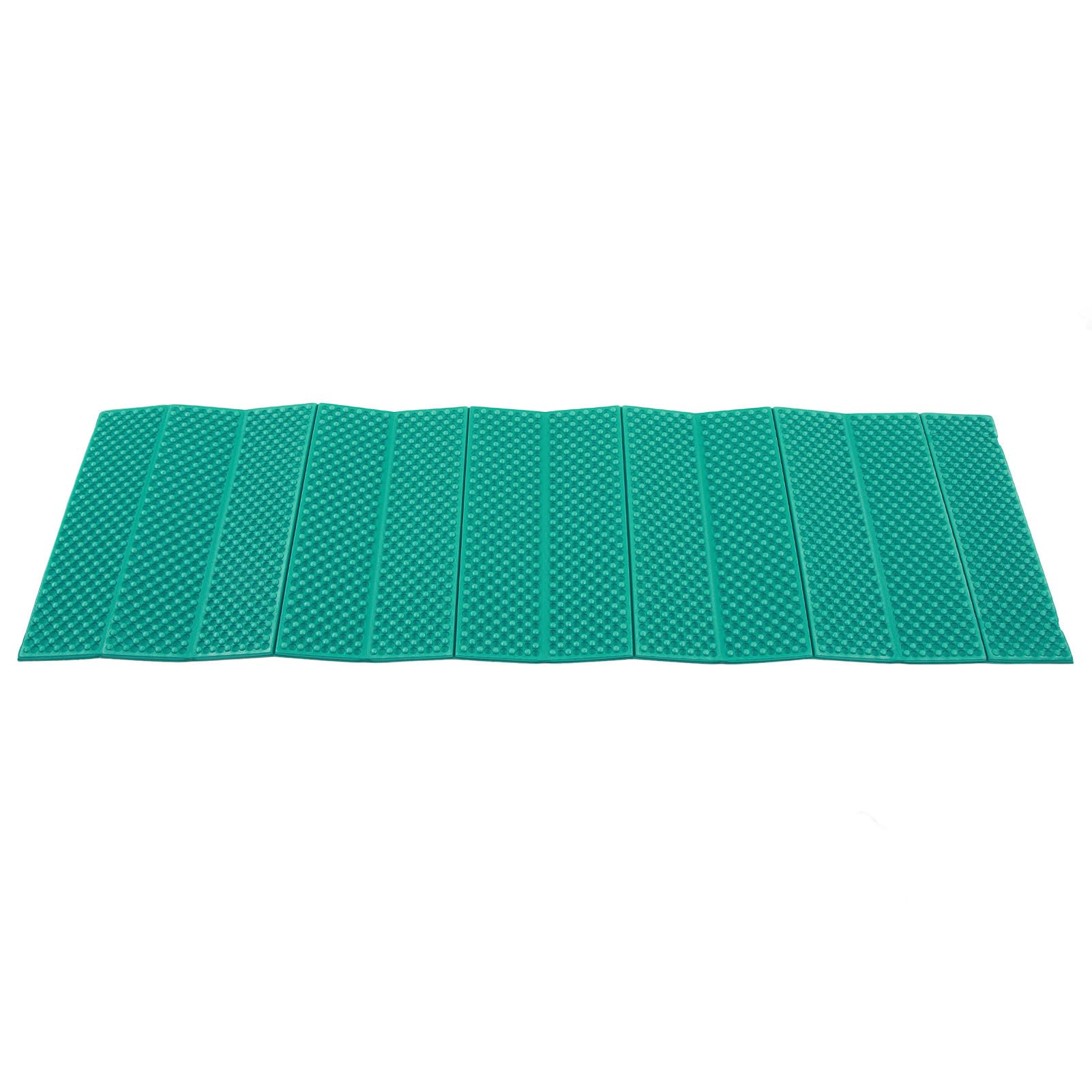 Foldable Thickened Foam Sleep Mat, Egg Trough Shape, 186x57CM Camping Pad, Bottom, Ideal for Outdoor Use with High Elasticity (Dark Green)