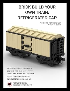 BRICK BUILD YOUR OWN TRAIN: REFRIGERATED CAR