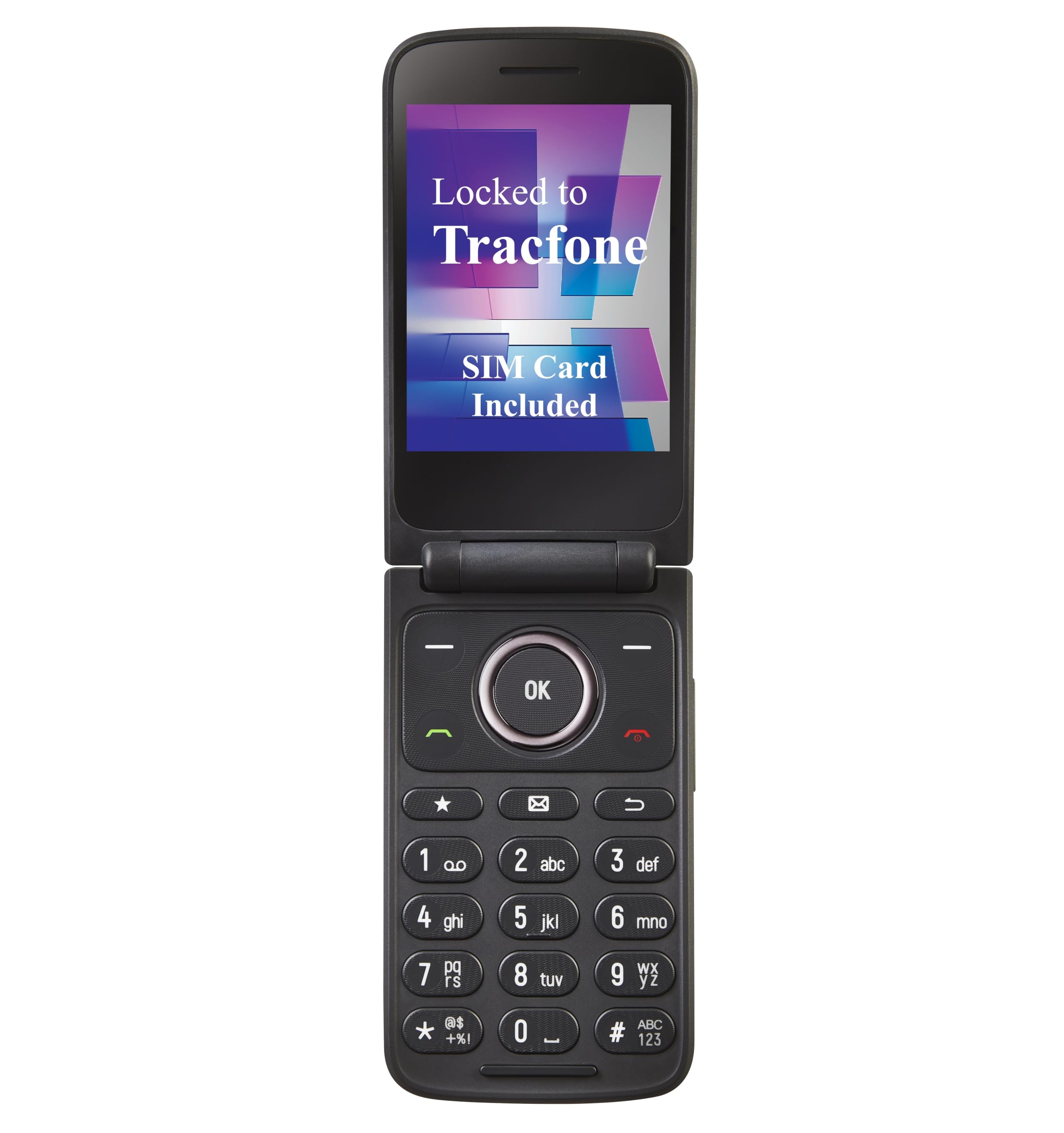Tracfone, TCL FLIP 3, SIM Card Included Flip Phone (Locked to Carrier)
