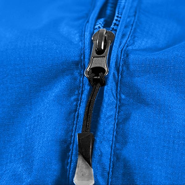 Plus Size Rain Jacket Women Waterproof Hooded Raincoats Travel Hiking Rain Coat Packable Windbreaker with Pockets - 3