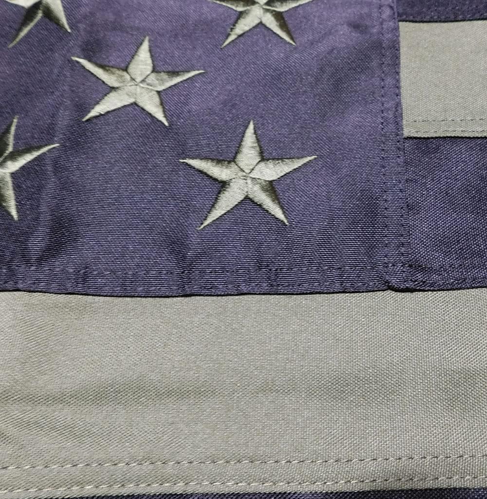 USA American Olive Green & Black TACTICAL 3x5 3'x5' Premium Quality Fade Resistant 600D Synthetic Cotton Embroidered Flag Banner