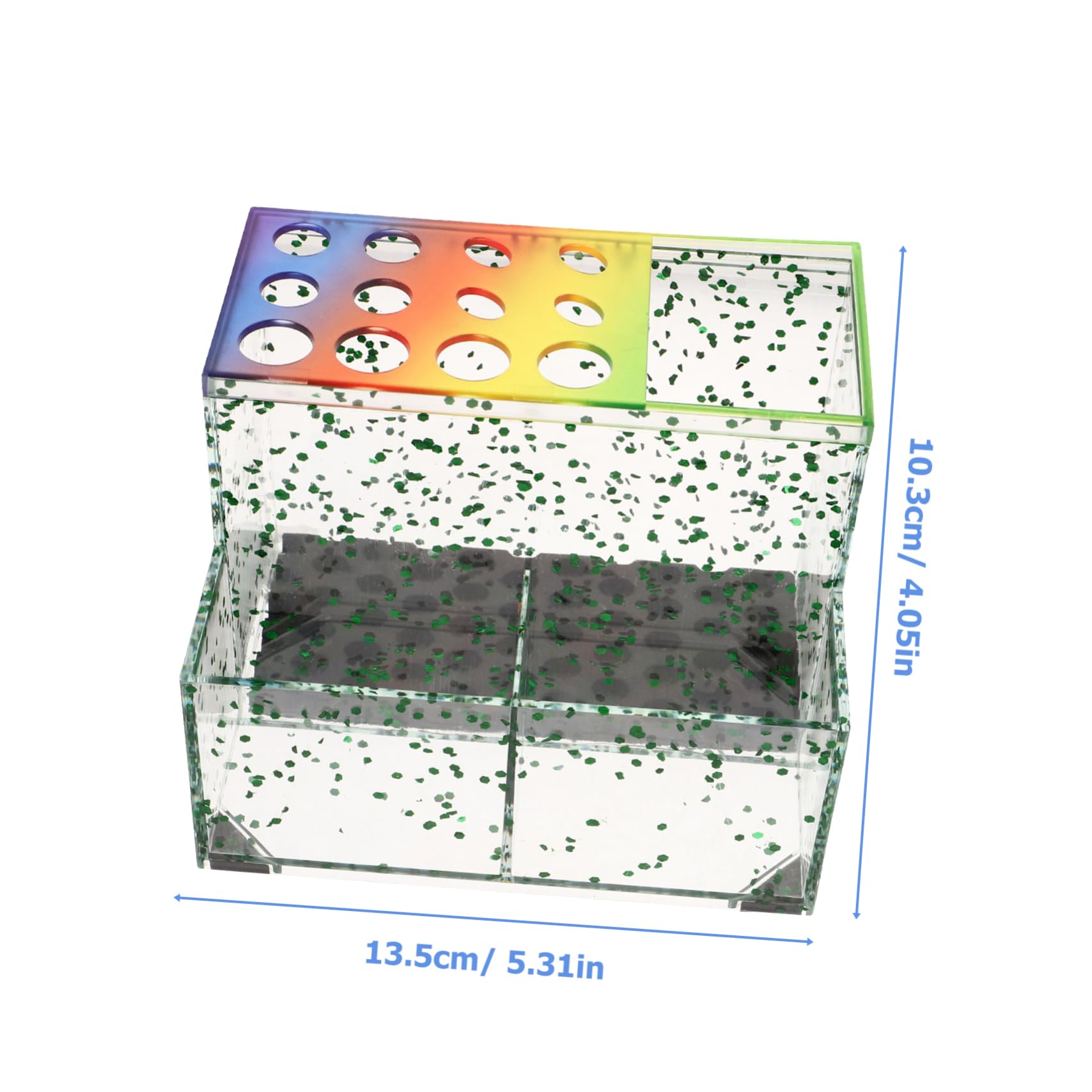 LIFKOME Hairdressing Tool Storage Holder Desktop Barber Scissor Holder Salon Scissor Box