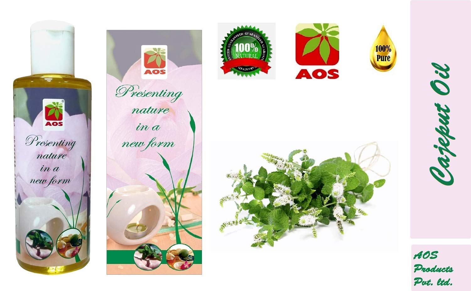 AOS Products 100% Pure Cajeput Oil (2 OZ)