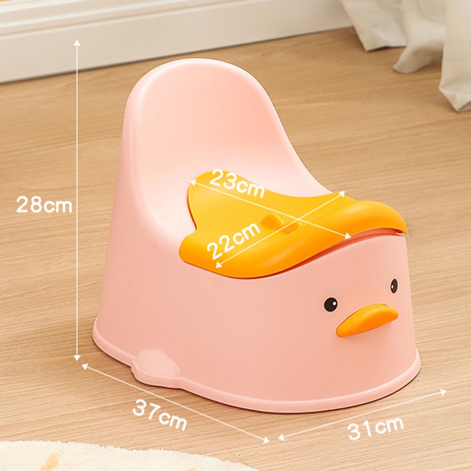 Töpfchen Toilette Kinder Töpfchensitz Töpfchenstuhl Trainingsklo Voll Simulation mit Abnehmbarem Innentopf Spritzschutz Leichte Reinigung Rutschf, ROSA