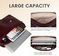 Vista 56 de Bolsa de laptop para mujer, linda funda para la universidad o el trabajo