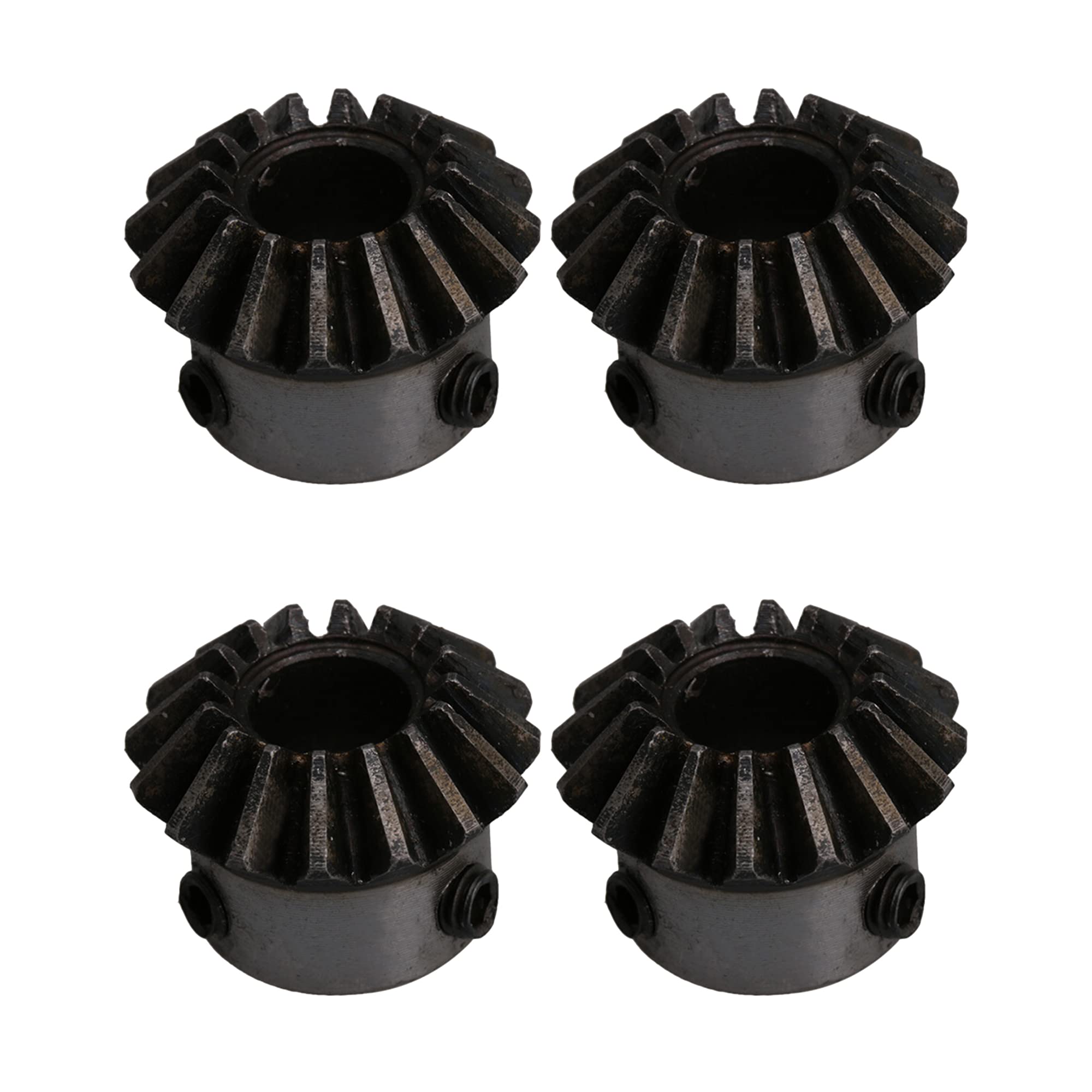 Yibuy Kegelzahnrad, 16 Zähne, 1,5 Modul, 10 mm Lochdurchmesser, 4 Stück
